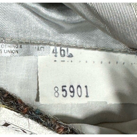 Vtg Lands' End Charter Collection Tweed Blazer Plaid Two Button Sport Coat 46L - Picture 10 of 10